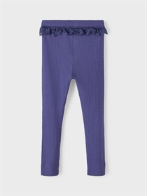 NAME IT Modal Flæse Leggings Rubina Skipper Blue